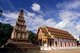 Thailand: The Chedi Suwanna Chang Kot (or Mahapon Chedi) and viharn, Wat Chama Thewi, Lamphun, northern Thailand